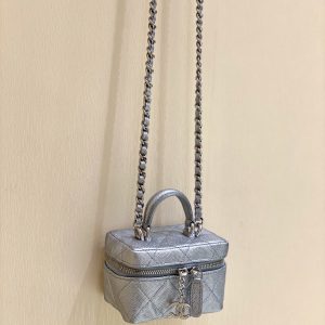 Ch@nel Vanity Bag-11.5x12x7CM - Image 3