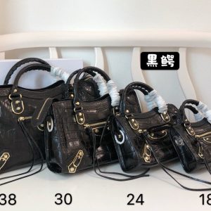 Balenciaga Graffiti Classic City-Gold Mental - Image 1