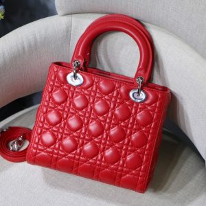 Lady Diro Handle Bag With Silver Hardware-24CM - Image 6