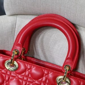 Lady Diro Handle Bag With Gold Hardware-24CM - Image 7