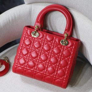 Lady Diro Handle Bag With Gold Hardware-24CM - Image 8