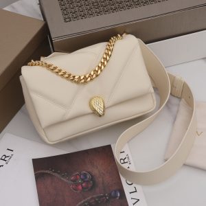 Bvlgari Serpenti Cabochon Bag-22.5 X 15 X 10 CM - Image 5