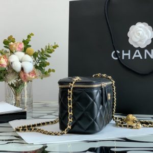 Ch@nel Cosmetic Bag-16.5×10×8CM - Image 2