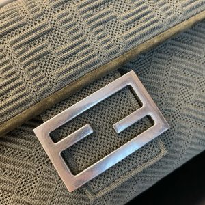 FendI Medium Lconic Baguette Bag-24x7x14.5CM - Image 6