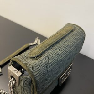FendI Medium Lconic Baguette Bag-24x7x14.5CM - Image 8
