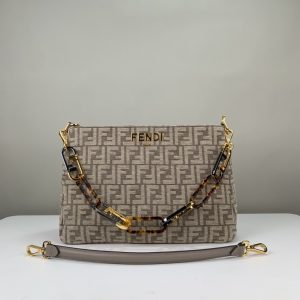 Fendi O’Lock Handbags-35*14*23CM - Image 2