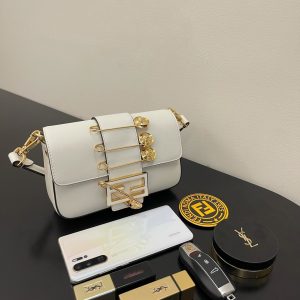FendI Small Baguette Bag-20x15x9CM - Image 10