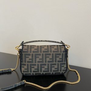 FendI Small Baguette Bag-20x15x9CM - Image 7