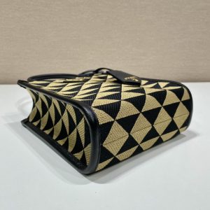 Prada Small Tote In Saffiano Leather 1BA355-17*19*6CM - Image 2