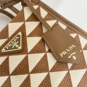 Prada Small Tote In Saffiano Leather 1BA355-17*19*6CM - Image 6
