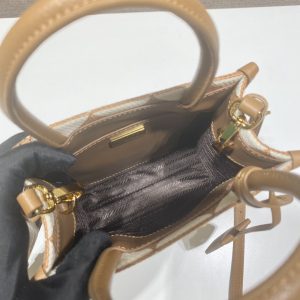 Prada Small Tote In Saffiano Leather 1BA355-17*19*6CM - Image 5