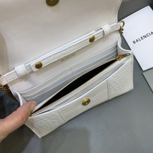 Balenciaga Hourglass Wallet On Chain-19*4*12CM - Image 7