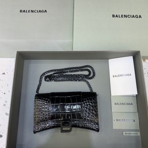 Balenciaga Hourglass Wallet On Chain-19*4*12CM - Image 1