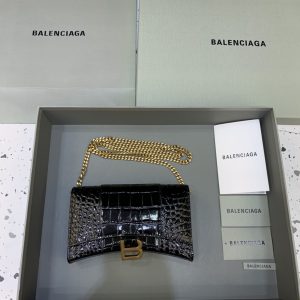 Balenciaga Hourglass Wallet On Chain-19*4*12CM - Image 1