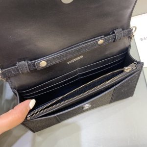 Balenciaga Hourglass Wallet On Chain-19*4*12CM - Image 7