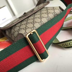 GUCCI Vintage GG Supreme Brossbody Bag-20X13X2.5CM - Image 3