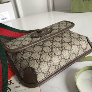 GUCCI Vintage GG Supreme Brossbody Bag-20X13X2.5CM - Image 9