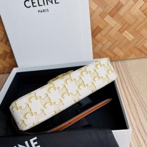 Celina Cuir Vinatge Triomphe Bag-21*13*5CM - Image 3