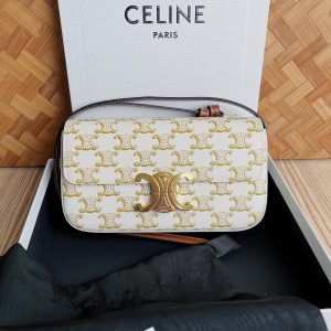 Celina Cuir Vinatge Triomphe Bag-21*13*5CM - Image 2
