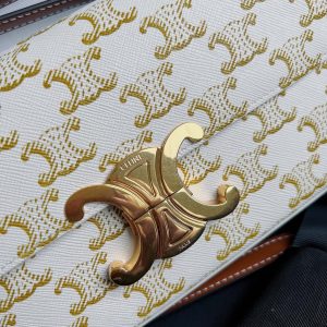 Celina Cuir Vinatge Triomphe Bag-21*13*5CM - Image 5