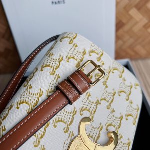 Celina Cuir Vinatge Triomphe Bag-21*13*5CM - Image 6