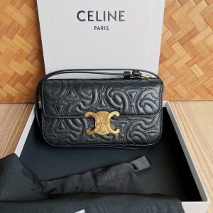 Celina Quilted LambTriomphe Bag-20 X 10 X 4CM - Image 2