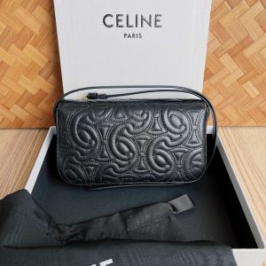 Celina Quilted LambTriomphe Bag-20 X 10 X 4CM - Image 3