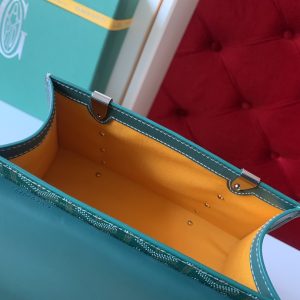 Goyard Coated Canvas and Leather Saigon Top Handle Bag-21CM - Image 2
