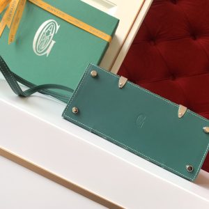 Goyard Coated Canvas and Leather Saigon Top Handle Bag-21CM - Image 4