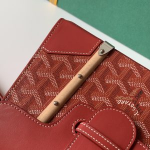 Goyard Coated Canvas and Leather Saigon Top Handle Bag-21CM - Image 9