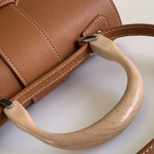 Goyard Coated Canvas and Leather Saigon Top Handle Bag-21CM - Image 8