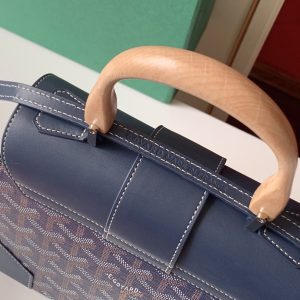 Goyard Coated Canvas and Leather Saigon Top Handle Bag-21CM - Image 5
