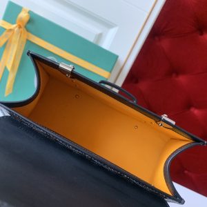 Goyard Coated Canvas and Leather Saigon Top Handle Bag-21CM - Image 2