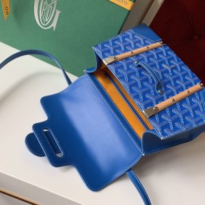 Goyard Coated Canvas and Leather Saigon Top Handle Bag-21CM - Image 5