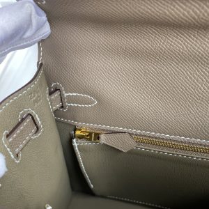 Hermes Kelly-Epsom Leather-25CM - Image 9