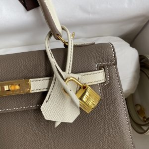 Hermes Kelly-Epsom Leather-25CM - Image 3