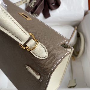 Hermes Kelly-Epsom Leather-25CM - Image 6