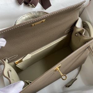 Hermes Kelly-Epsom Leather-25CM - Image 9