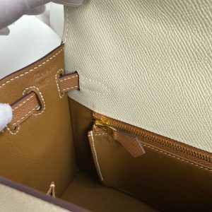 Hermes Kelly-Epsom Leather-25CM - Image 9