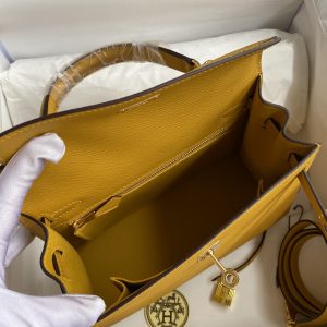 Hermes Kelly-Epsom Leather-25CM - Image 8