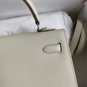 Hermes Kelly-Epsom Leather-25CM - Image 9