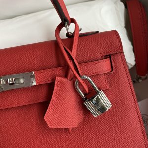 Hermes Kelly-Epsom Leather-25CM - Image 4