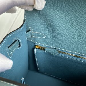 Hermes Kelly-Epsom Leather-25CM - Image 9