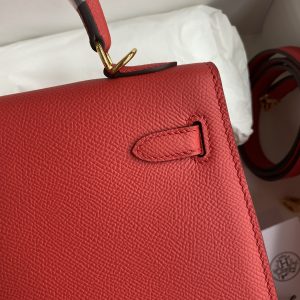 Hermes Kelly-Epsom Leather-25CM - Image 5