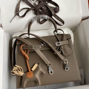 Hermes Kelly-Epsom Leather-25CM - Image 9