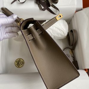 Hermes Kelly-Epsom Leather-25CM - Image 5