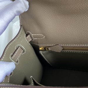 Hermes Kelly-Epsom Leather-25CM - Image 8