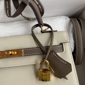 Hermes Kelly-Epsom Leather-25CM - Image 3