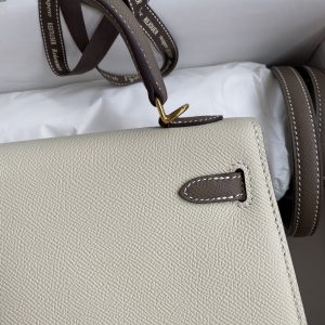 Hermes Kelly-Epsom Leather-25CM - Image 5