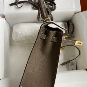 Hermes Kelly-Epsom Leather-25CM - Image 6